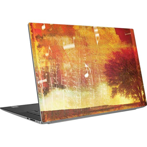 Falling Notes Dell XPS Skin